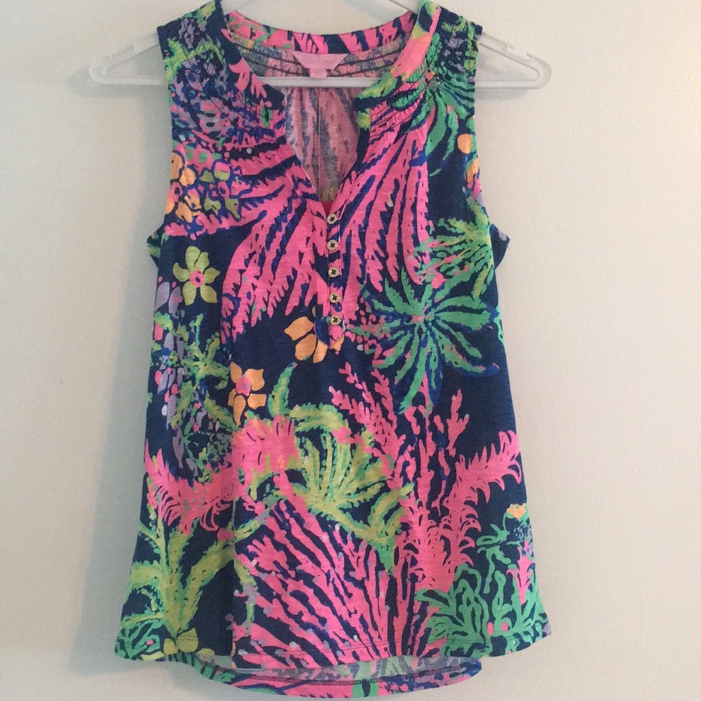 *NWT* Lilly Pulitzer XS Top "All The Glow"